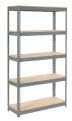 Global Industrial Boltless Extra Heavy Duty Shelving 48" W x 12" D x 72" H, 5 Shelves, Wood Deck