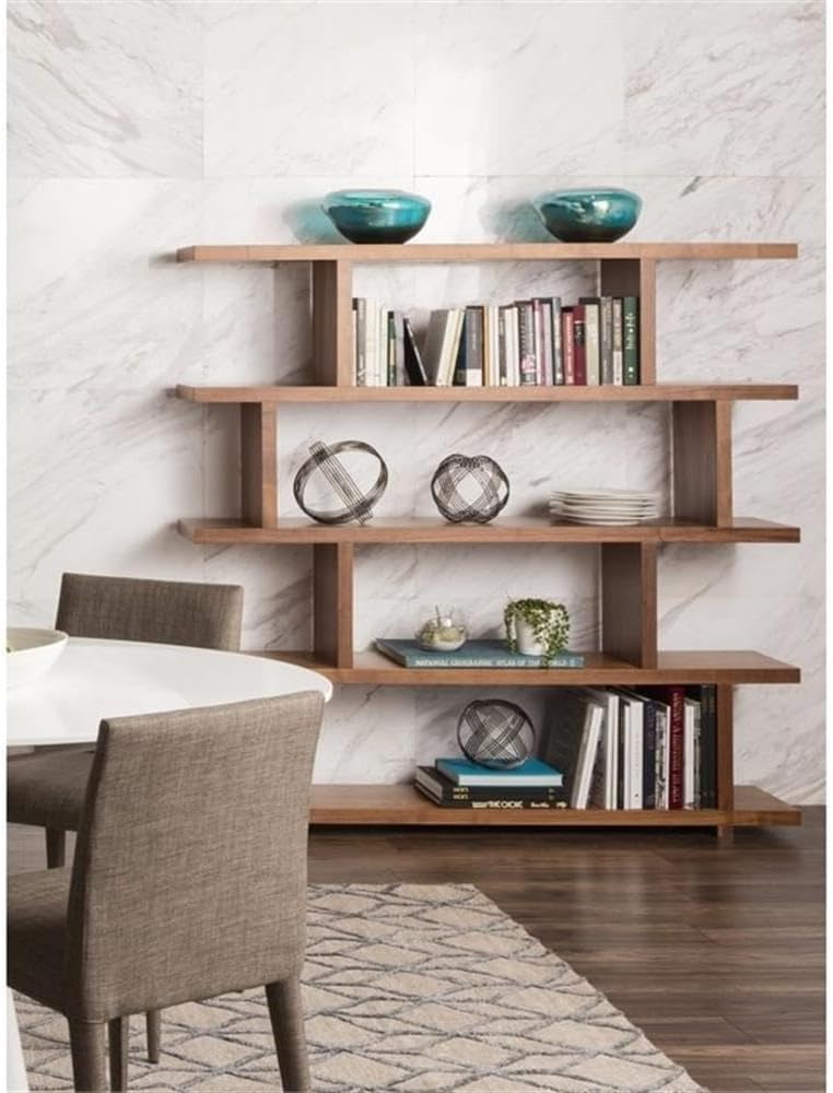Mod Home Collection 63 by 61-Inch Miri Large Shelf, Walnut Veneer