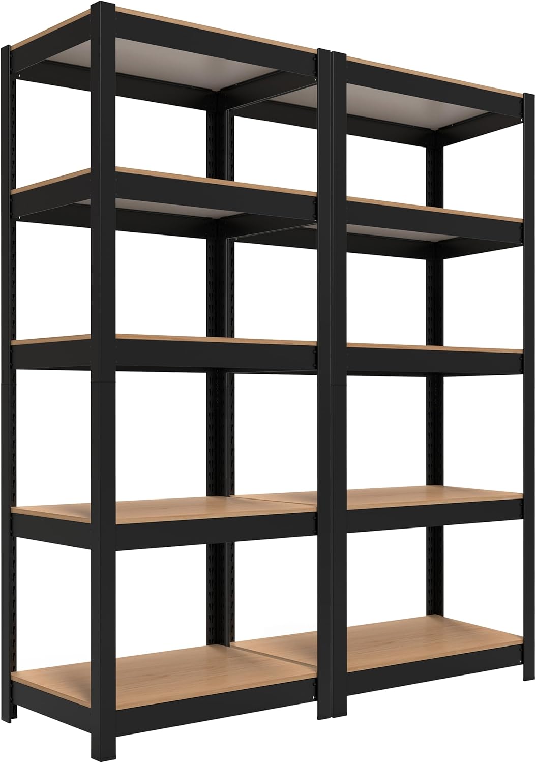 HOMEDANT House 5-Tier Laminated Metal Shelving Unit Adjustable Storage Utility Rack Heavy Duty Shelves Organization Multipurpose Shelf Kitchen Garage Pantry Closet 10Pack